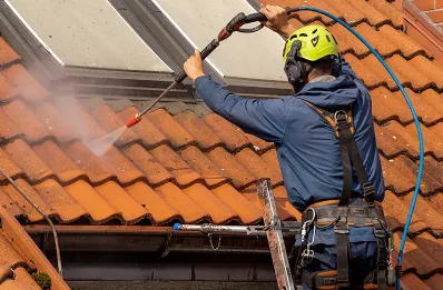 Démoussage et hydrofuge de toiture à Gerbécourt
